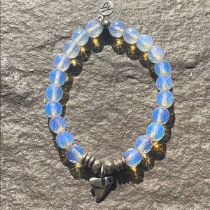 Tiffany Jazelle White Opal Shark Tooth